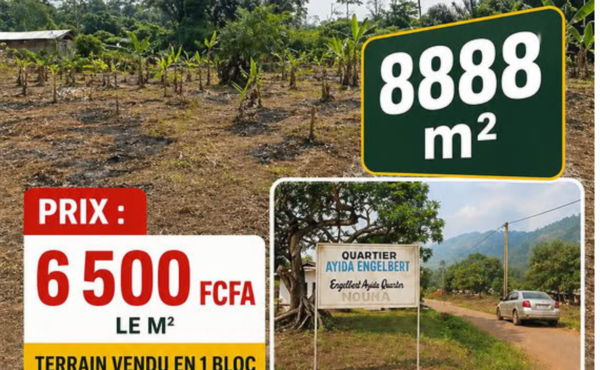 URGENT !!! 8888 M² À VENDRE EN FACE D&rsquo;UNE ÉCOLE