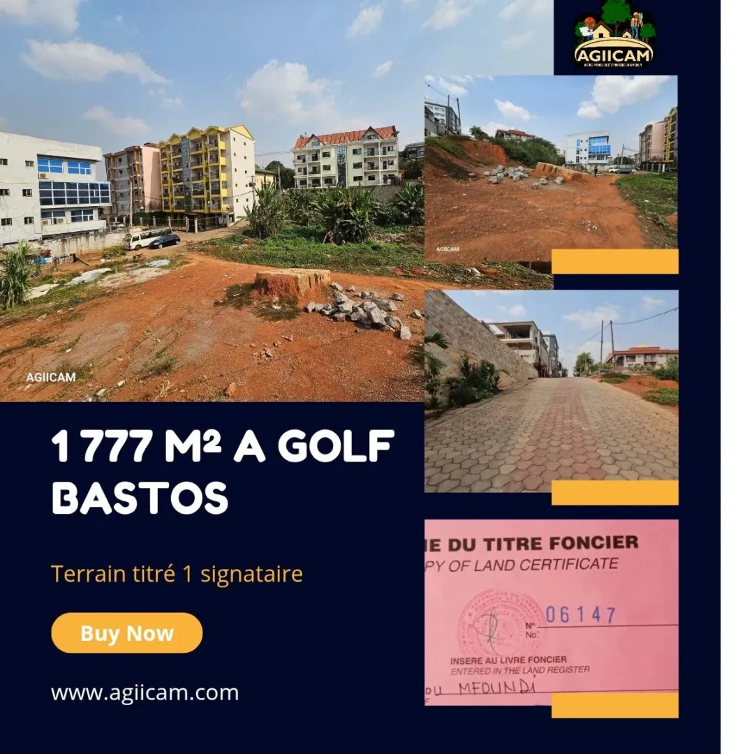 TERRAIN PRESTIGE TITRE AU GOLF AMÉRICAIN, BASTOS YAOUNDE