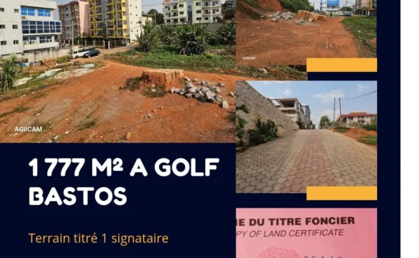 TERRAIN PRESTIGE TITRE AU GOLF AMÉRICAIN, BASTOS YAOUNDE