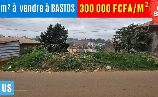 Terrain titré de 484 m² à vendre à Bastos, YAOUNDÉ